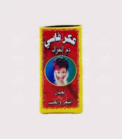 علبة عكر فارسي دم الغزال للشعر والجسد