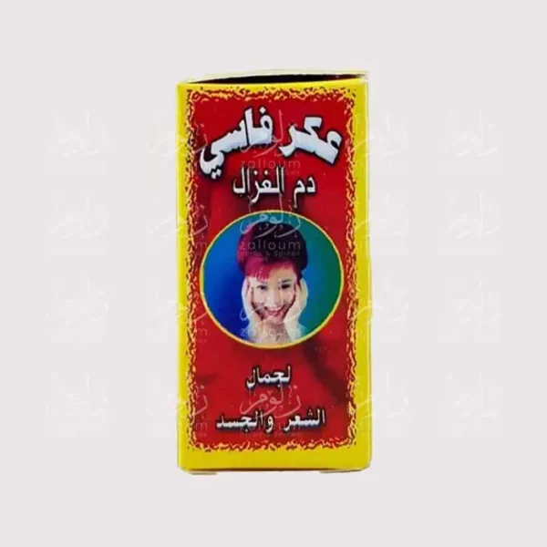علبة عكر فارسي دم الغزال للشعر والجسد